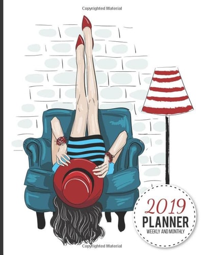 2019 Planner Weekly and Monthly Calendar Schedule and Organizer. Inspirational Quotes, Woman Cover | January 2019 Through December 2019