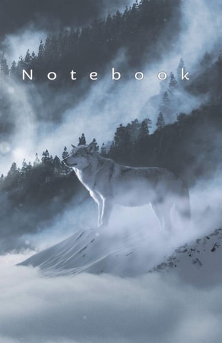 Notebook Lone Wolf - 5. 06x7. 81 (12. 85x19. 84cm) Journal/Diary/Lists