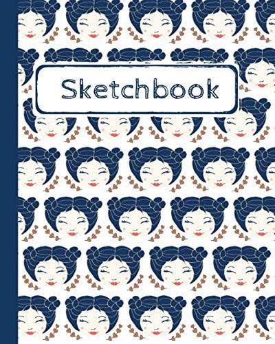 Sketchbook Large Journal with Blank Paper for Doodling, Sketching, Dawing and Writing - Best for ART-LOVERS, SCHOOL, CLASS and SWEET HOME - Workbook and Notebook