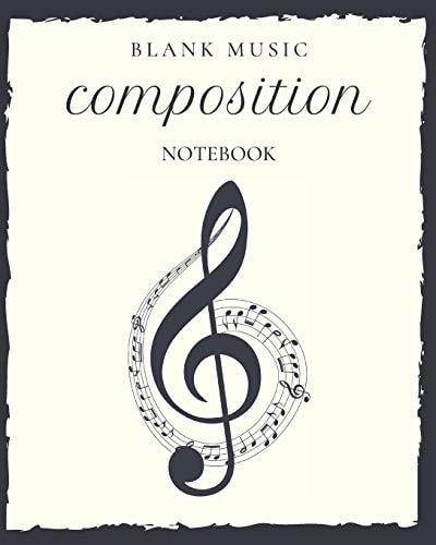 Blank Music Composition Notebook