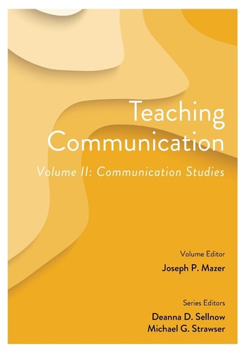 Teaching Communication Communication Studies