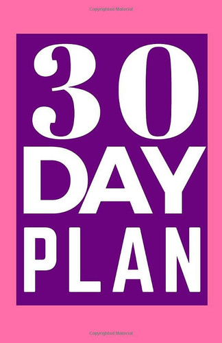 30 Day Plan Track Your 30 Days to Success