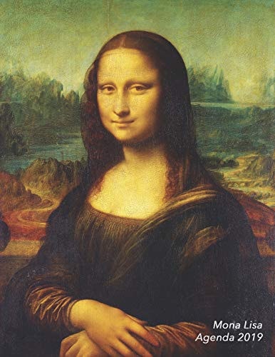 Mona Lisa Agenda 2019 Semana Vista - Leonardo Da Vinci - Organizador Día Página Español - 52 Semanas Enero a Diciembre 2019