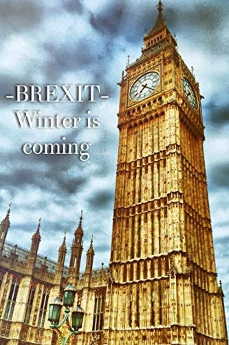 Brexit Winter Is Coming Novelty Notebook