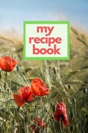 My Recipe Book Black Cookbook to Write in Meal Planner and Journal 6x9 Matte Cover Design for Cooking and Baking Recipes Keeper