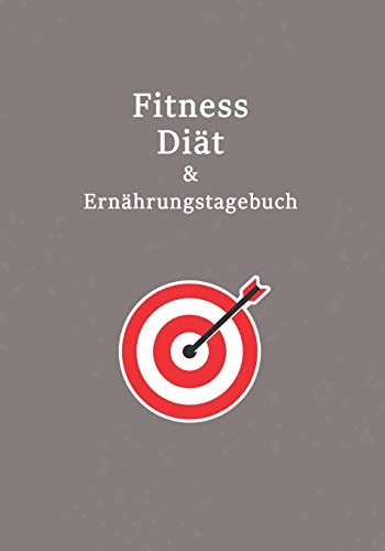 Diät Fitness and Ernährungstagebuch Abnehmtagebuch Zum Ausfüllen/Habit Tracker