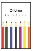Olivia's Notebook Personalized Writing Journal with Name