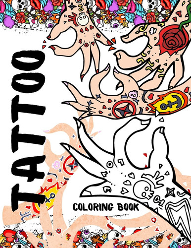 Tattoo Coloring Book Fun Abstract Nature Tattoo Design Coloring Pages