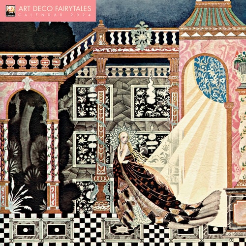 Art Deco Fairytales Wall Calendar 2024