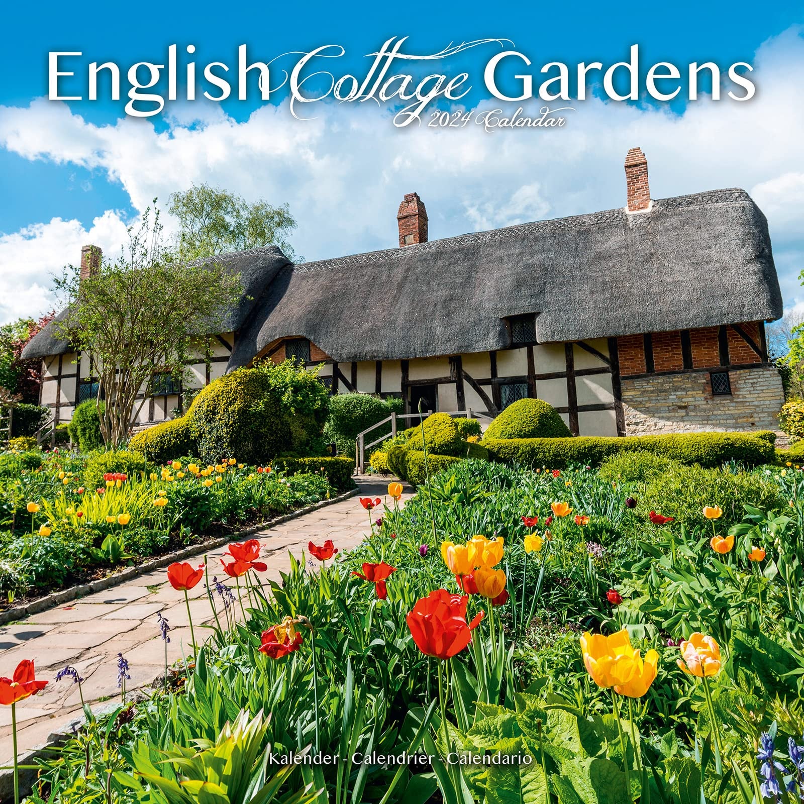 English Gardens 2024 Wall Calendar