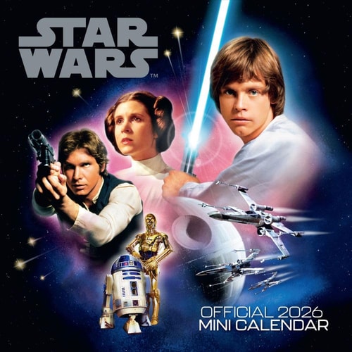 Star Wars Classic 2026 Mini Wall Calendar