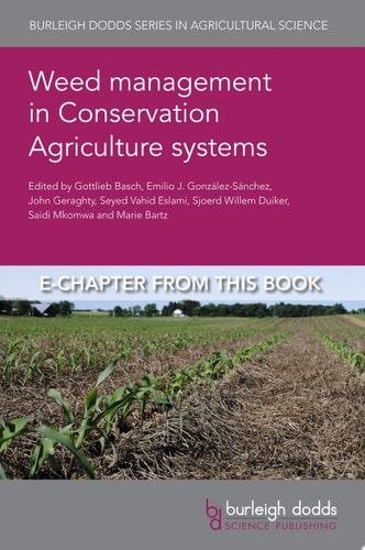 Cultural techniques to control weeds in Conservation Agriculture systems