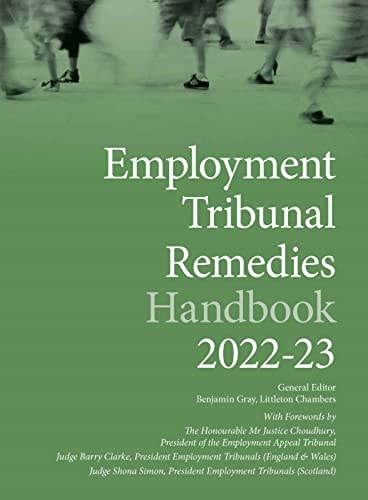 Employment Tribunal Remedies Handbook, 2022 - 2023