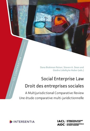 Droit Des Entreprises Sociales Une Étude Comparative Multi-juridictionnelle