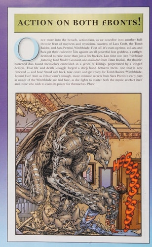 Witchblade Featuring Tomb Raider Ceremony