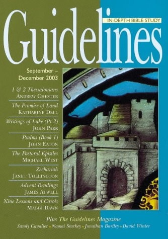Guidelines September - December 2003 In-depth Bible Study