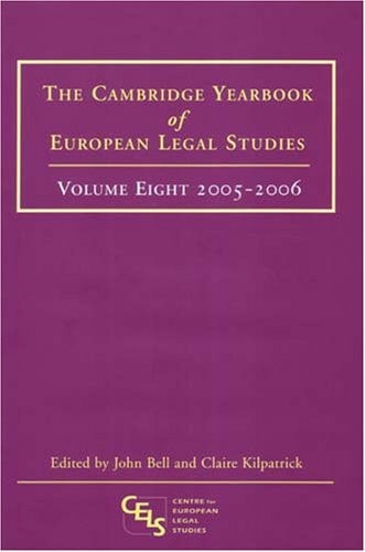 Cambridge Yearbook of European Legal Studies, Vol 8, 2005-2006