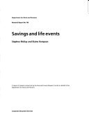 DWP Research Report 194 - Savings and Life Events