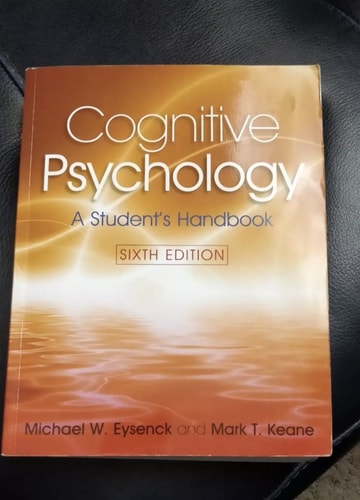Cognitive Psychology A Student's Handbook