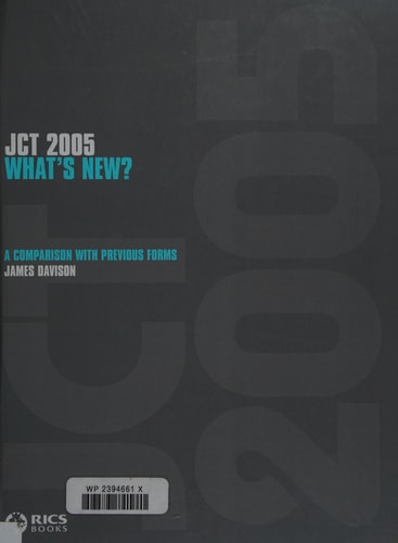 JCT 2005 - What's New?