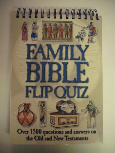 Family Bible Flip Quiz Over 1500 Questions and Answers on the Old and New Testaments