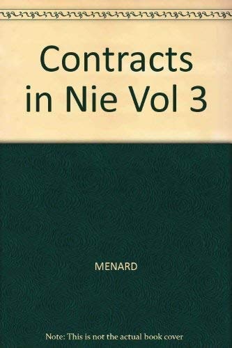 Contracts in the New Institutional Economics