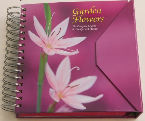 Garden Flowers Family Card Planner