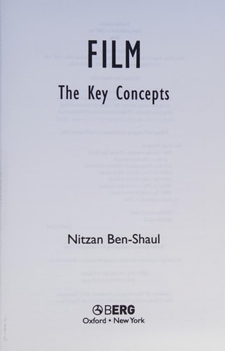 Film: The Key Concepts