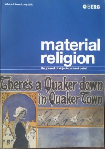 Material Religion Volume 2 Issue 2 The Journal of Objects, Art and Belief