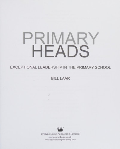 Primary Heads Exceptional Leadership in the Primary School
