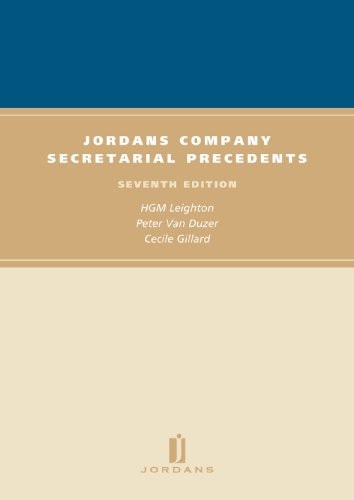 Jordans Company Secretarial Precedents