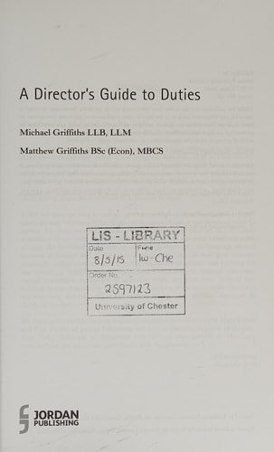 A Director's Guide to Duties