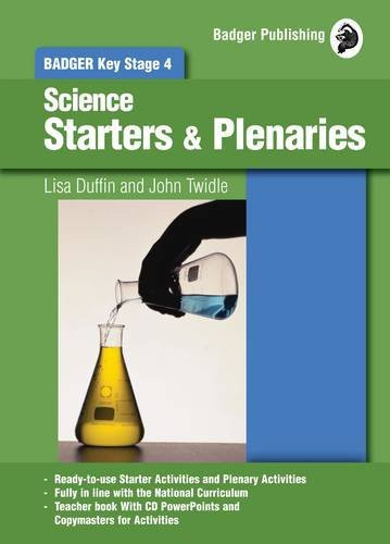 Badger Key Stage 4 Science Starters & plenaries. Teacher book with copymasters