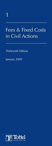 Fees and Fixed Costs in Civil Actions January 2009