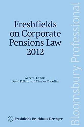 Freshfields on Corporate Pensions Law 2012