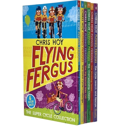 Chris Hoy Flying Fergus The Super Cycle 6 Books Collection Set - The Best Birthday Bike, The Great Cycle Challenge, The Big Biscuit Bike Off, The Championship Cheats, The Winning Team, The Cycle Searc