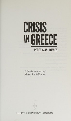 Crisis in Greece