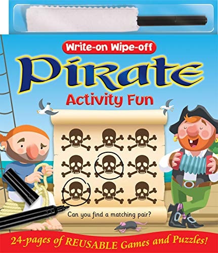 Write-On Wipe-Off Pirate Activity Fun