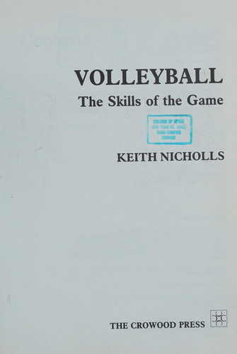 Volleyball: The skills of the game