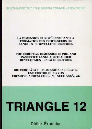 European Dimension in Pre- and In-Service Language Teacher Development