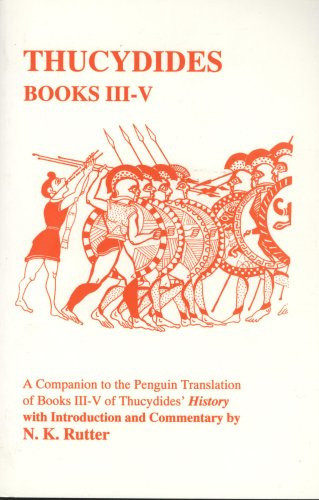Thucydides: Book III-V (Classical Studies series)
