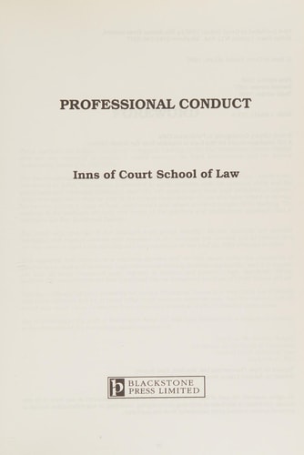 Professional Conduct