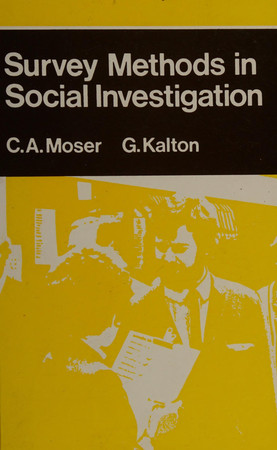 Survey Methods in Social Investigation