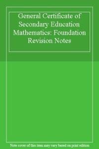 General Certificate of Secondary Education Mathematics