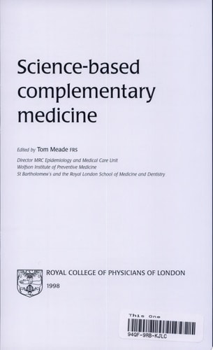 Science-based Complementary Medicine
