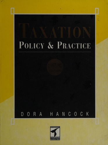 Taxation Policy and Practice