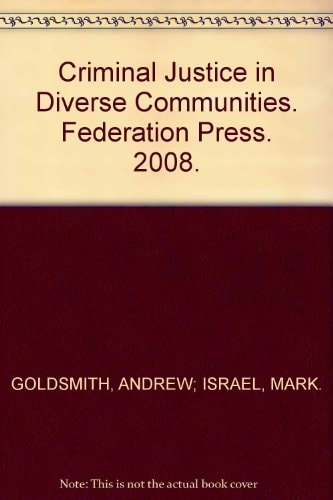 Criminal Justice in Diverse Communities