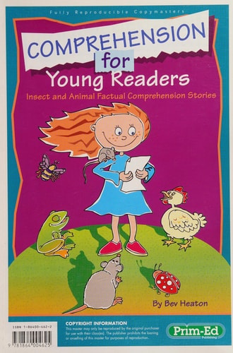 Comprehension for young readers : insect and animal factual comprehension stories