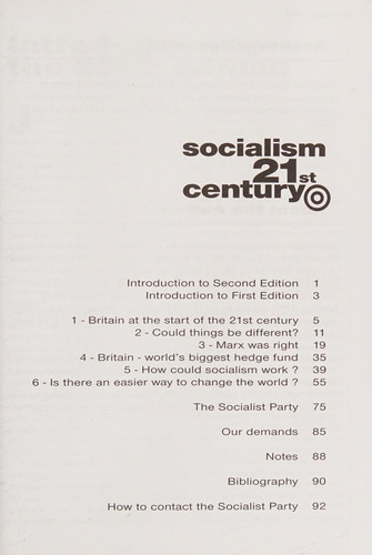 Socialism in the 21st Century The Way Forward for Anti-capitalism