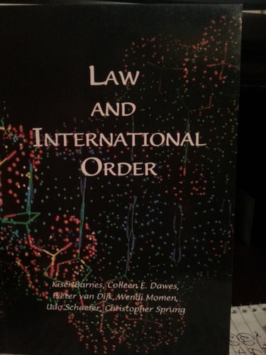 Law and International Order Proceedings of the First European Bahá'í Conference on Law and International Order, De Poort, the Netherlands, 8-11 June 1995